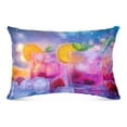 thumbnail image 2 of Pillow Case Plush Pillow Colorful Cocktails with Raspberries Case standard size/King size/Queen size Bed Pillow Pillowcases, 2 of 9
