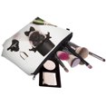 thumbnail image 3 of Cosmetic Bag Cartoon Printing Polyester Makeup Bag Toiletry Bag Cosmetic Pouch, 3 of 4