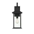thumbnail image 3 of Hancock 1-Light Outdoor Wall Lantern in Matte Black, 3 of 5