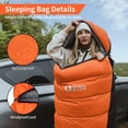 thumbnail image 5 of QEZER Adult 3-Season (40℉-53℉) Portable Ultralight Down Sleeping Bag for Camping, Hiking & Backpacking, 5 of 7