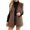 Womens Clothing Brown, variant on Womens Sherpa Jacket, Women's Sleeveless Sherpa Vest with Pockets Lapel Open Front Fleece Cardigan Sweater Fuzzy Jacket Coat S-3XL