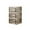 Gray, variant on YIKA Thickened Plastic Shoe Storage Box Organizer Stackable Foldable Installation-Free Shoe Rack Shoe Cabinet with Lid Drop Front Door for Closet Entryway Under Bed Sneaker Organizers and Storage