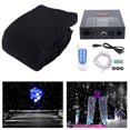 thumbnail image 4 of Miumaeov LED Background 3mx4m Fire Retardant RGBW LED Star Cloth DMX Control Star Curtain For Wedding Party Band DJ Event Stage Show (White), 4 of 11