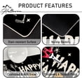 thumbnail image 4 of Happy Halloween Skeleton Decorative Front Door Mat, Spider Web Bat Doormat Indoor Outdoor Non-Slip Floor Entryway Rug, Funny Holiday Party Black Home Kitchen Decoration 17x29 Inch, 4 of 6