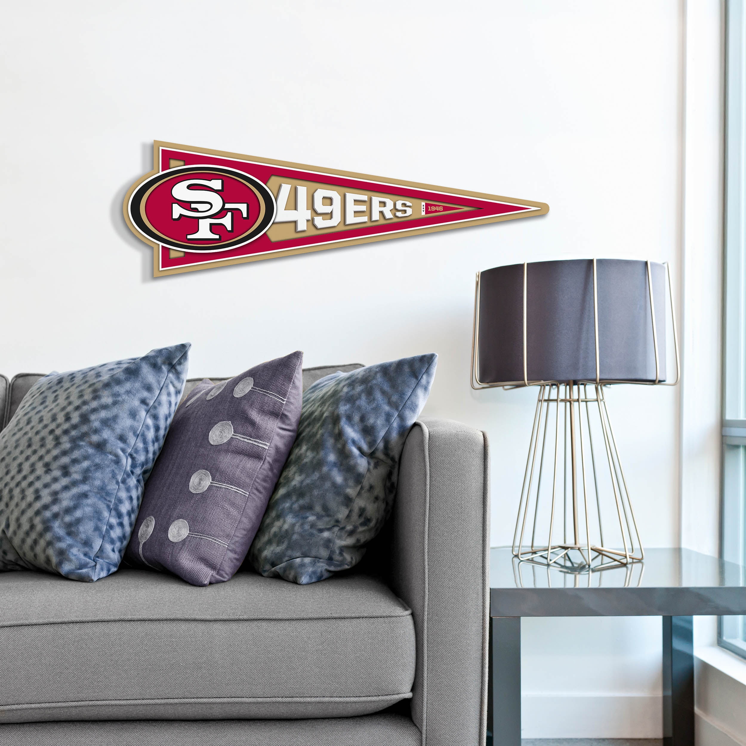 YouTheFan NFL San Francisco 49ers Pennant Sign