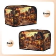 thumbnail image 7 of Toaster Covers 2 Slice, Halloween Street Party Waterproof Bread Machine Cover Fits for Standard 2 Slice Toasters, Home Decor Toaster Protection with Hanging Rope, 7 of 7
