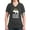 Charcoal, variant on CafePress - Chubby Unicorn T Shirt - Women's V-Neck Dark T-Shirt