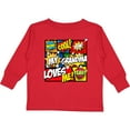 thumbnail image 3 of Inktastic My Grandma Loves Me Superhero Boys or Girls Long Sleeve Toddler T-Shirt, 3 of 5