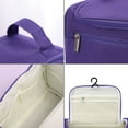 thumbnail image 6 of PiccoCasa Travel Toiletry Cosmetic Bag Hanging Makeup Storage Organizer Purple, 6 of 7