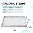 thumbnail image 2 of Bandeja de mármol Zilukar Real Natural Marble para baño, tocador, 2 of 7