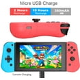 thumbnail image 3 of Manettes Switch, Remplacement pour Manettes Joycon avec Prise, Double Choc, Réveil, Brancher et Utiliser, Manette (G/D) Compatible pour Nintendo Switch/Switch Lite (Jaune), 3 of 7