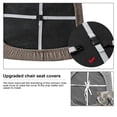 thumbnail image 3 of 1 Piece Waterproof Chair Seat Covers Dining Chair Slipcovers Stretch Seat Cover For Dinning Room Chair Protector, 3 of 5