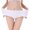 White XXXL, variant on Women Plus Size Stretchy Seamless Solid Color Middle Waist Underwear Panties
