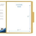 thumbnail image 6 of Yellow File Folders, 1/3 Cut Top Tab, Letter Size, Perfect for Organizing Documents in File Drawers, Box of 100, 6 of 9