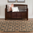 thumbnail image 2 of Soumak Jute Area Rug Beige Slate 8x11 Hand Knotted Geometric Design Natural, 2 of 3