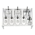 thumbnail image 5 of Expandable Spice Rack , Stainless Steel Organizer Shelf w/1/6 1/9 Pans Adjustable, 5 of 11