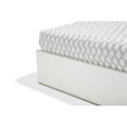 thumbnail image 5 of Michael Amini State St. Metal & Vinyl Queen Panel Bed in Off White, 5 of 7