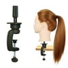 Midewhik Wigs for Women Long Hair Training Head Model Hairdressing Clamp Stand Dummy Practice Mannequin