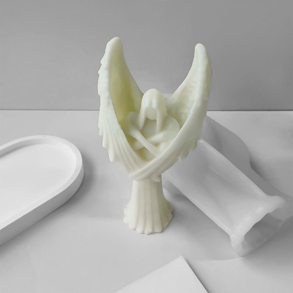 Halloween Goddess Candle Mold for Making Candle Soap Plasters Resin Casting Silicone Mold Non-stick Easy to De-mold