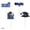 Blue, variant on Lilixerw 24 Pack Graduation Season Glitter Paper Cake Flags, 3.9x3.1x0.3 Inch Graduation Party Toppers with Toothpicks, for Graduation Cupcake Dessert Decoration, Pink