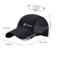 thumbnail image 3 of ZSQDM Men and Women Summer Fashion Outdoor Casual Sunscreen Baseball Caps Visors Hats beanies Ponytail Hat Visors Swim Cap for Long Hair, 3 of 3