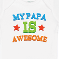 thumbnail image 4 of Inktastic My Papa is Awesome Boys or Girls Baby Bodysuit, 4 of 5