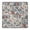 White-336, variant on Square Tablecloth with Elastic Edge, Floral Botanical Vinyl Table Cover Waterproof Wipeable for Kitchen Dining Farmhouse Picnic Rustic Decor