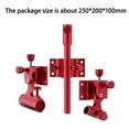 thumbnail image 7 of 3 Pieces Set Fishing Chair Accessories Umbrella to Install Stable Holder Multifunctional Chair Accessories for Outdoors Fishing red, 7 of 7