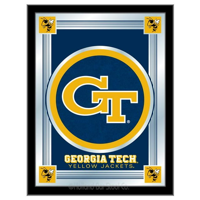 Holland Bar Stool MLogoGATech Georgia Tech 17 x 22 Pouces Logo de l'Université Miroir