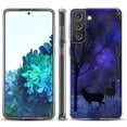 thumbnail image 1 of Slim-Fit TPU Protective Phone Case compatible with Samsung Galaxy S21+ 5G / S21 PLUS 5G, by OneToughShield ® - Midnight Forest, 1 of 3