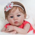 thumbnail image 2 of Muñeca Reborn WOOROY, niña realista de 45 cm con cuerpo pesado, 2 of 8