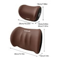 thumbnail image 3 of XWSHYW Otros Accesorios Exteriores Reposacabezas de Coche, Soporte de Cintura, Almohada de Algodón con Memoria para El Cuello, Respaldo Universal, Cojín de Conducción, 3 of 6