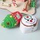 thumbnail image 5 of Toallas de algodón navideñas con dibujos de árbol de Navidad y muñeco de nieve, toalla para la cara para niños y adultos, suministros para baño y cocina, 2 uds., 5 of 5
