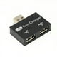 thumbnail image 1 of Concentrador divisor USB 2.0 dual, nuevo adaptador conversor para cargar dos dispositivos simultáneamente, compatible con teléfonos, computadoras y unidades USB., 1 of 5
