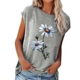 thumbnail image 1 of Blusa de manga corta con estampado floral, blusa de manga corta, blusa de manga corta, blusa de manga corta, tecnología avanzada, 1 of 6