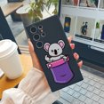 thumbnail image 4 of Muestra tu estilo único con una colorida funda de teléfono esmerilada con ilustración para iPhone 15 Pro Max 14 13 12 Pro 11, 4 of 4