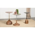 thumbnail image 6 of Colima Round Wood Top Accent Side Table Peach, 6 of 6