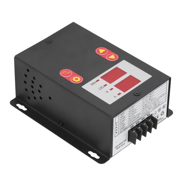 Controlador de velocidad del motor interruptor de control de motor de alta potencia DC12V-80V con orificio de montaje para motores cepillados Amonsee No
