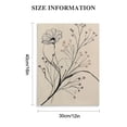thumbnail image 2 of Acheng Flower Line Wall Art Botanical Canvas Wall Decor Floral Minimalist Wall Art Abstract Plant Pictures Flower Line Prints Black White Floral Artwork for Room Bedroom 12x16 in, 2 of 5