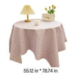 thumbnail image 3 of sruoe Tablecloth, 55in Rectangle Tablecloths, Washable Foldable Modern Purple Tablecloths, Table Cloth for Dining, Home, Party, Picnic, Polyester, 3 of 6
