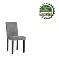 thumbnail image 7 of Porthos Home Bleiz Teddy Fabric Dining Chairs with Rubberwood Legs (Set of 4), 7 of 7