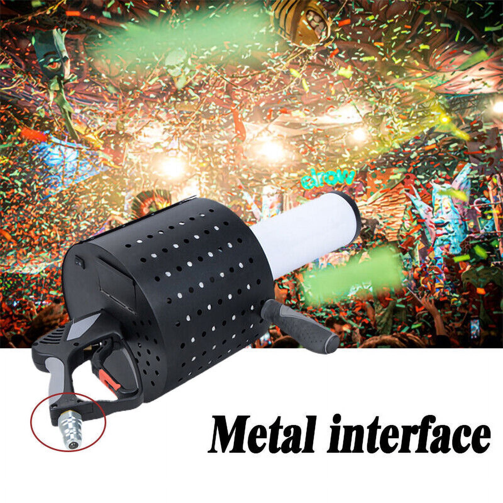 LED CO2 JET Confetti Cannon Gun Machine Colorful Launcher Stage Wedding Show