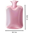 thumbnail image 3 of LZCKDPX Rubber hot Water Bottle Cute Pink Bunny Plush with Cover, Warm Compress Menstrual crampbest Period Pain Relief, Winter Home Essentials Rabbit Christmas Gift, 3 of 8