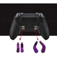 thumbnail image 4 of 6 in 1 Metal Controller Accessories with 4 Paddles 2 D-pad for Xbox One Elite 2（Purple）, 4 of 5