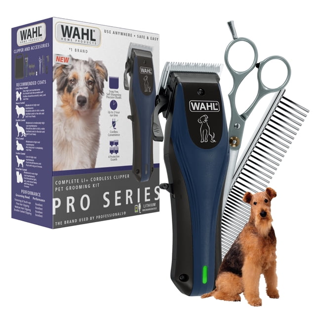 Kit de peluquería canina Wahl Power Pro inalámbrico de iones de litio 3024675