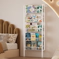 thumbnail image 3 of Homeiju 5-Tier Wall Mounted  Metal Bookshelf, 5-Tier Ladder Shelf Suitable for Books, Toys, Magazines, Documents, Albums, White, 3 of 8