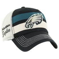 Men's '47 Black Philadelphia Eagles Clubhouse Boon Clean-Up Trucker Adjustable Hat