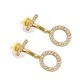 thumbnail image 4 of Pendientes de Aleación Salvador Pendientes colgantes dorado, 4 of 10