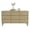 Natural Wood, variant on Danpinera Home 55" Mid-Century Modern 9-Drawer Dresser for Adults, Fluted Natural Oak Chest of Drawers, Wood TV Stand for Living Room and Bedroom