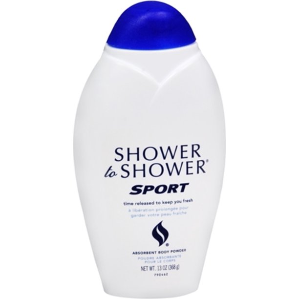 Shower To Shower Body Powder Sport, 13 oz (Pack of 6)